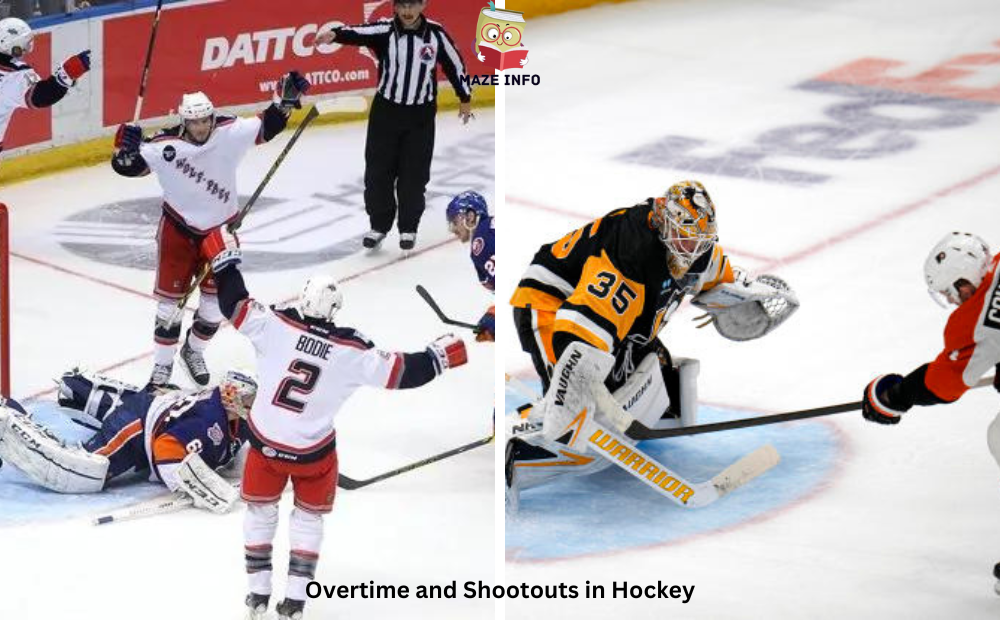 Overtime and shootouts in hockey